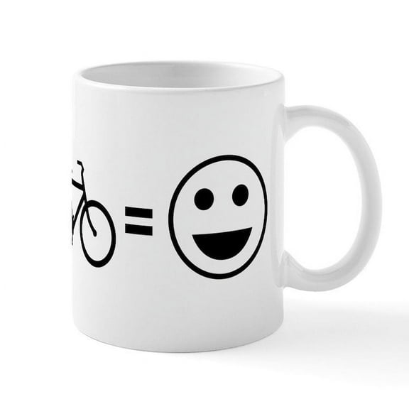 CafePress - Mountain Biking - 11 oz Ceramic Mug - Novelty Coffee Tea Cup