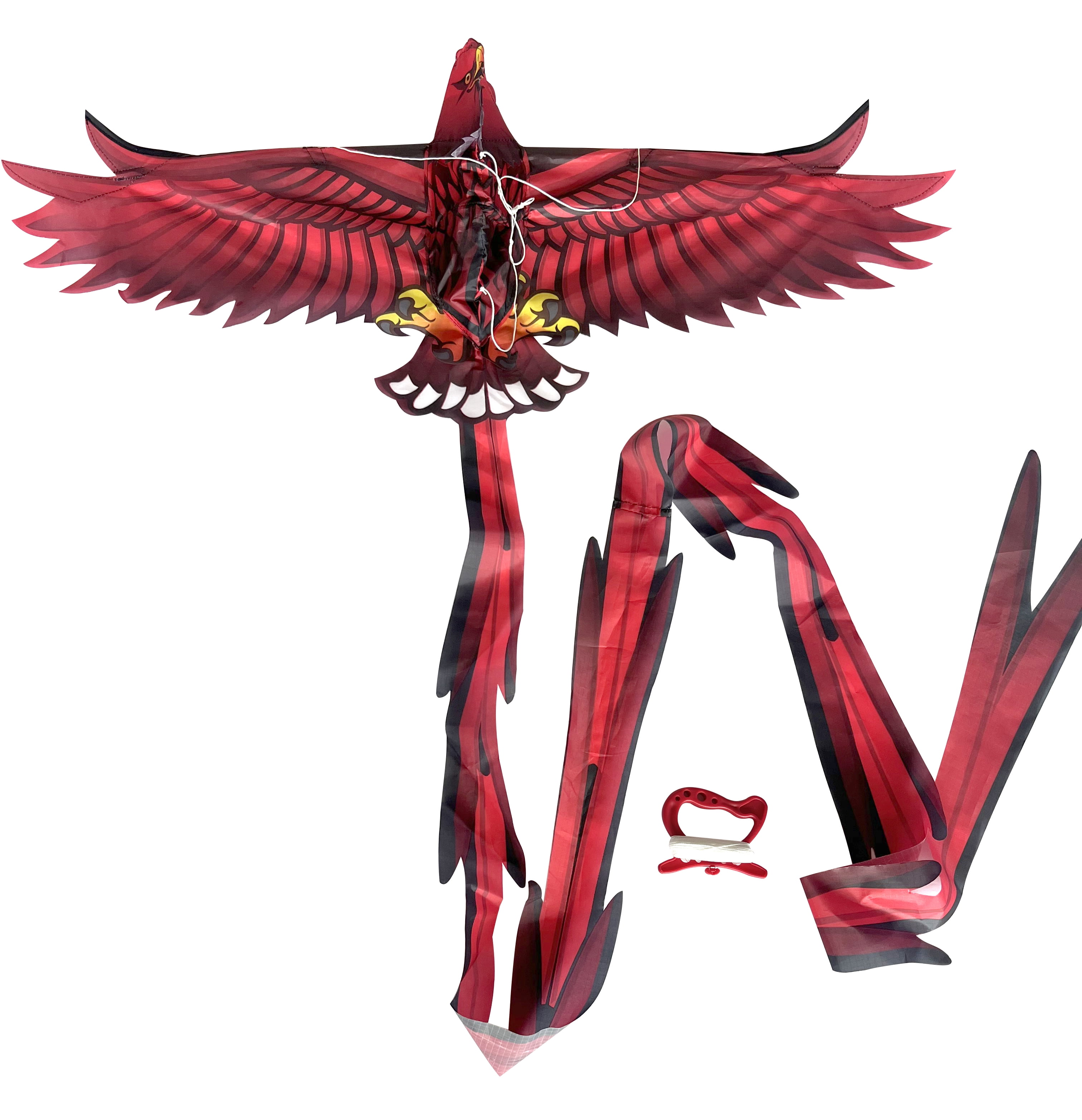 EOLO KITES Ready2Fly 40 in 3D POP UP Eagle Kite. Reusable Tote Included! Ages 5+