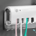 thumbnail image 4 of ACDANC Toothpaste Dispenser,Smart Uv Toothbrush Holders Wall Mounted,No Punch Wall Mount Toothbrush Holders,, 4 of 4