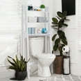 thumbnail image 5 of ZENSTYLE Over The Toilet Storage Rack 3-Tier Organizer Shelf Bathroom Space Saver White, 5 of 11