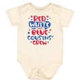 thumbnail image 3 of Inktastic Cousins Crew Red White and Blue 4th of July Boys or Girls Baby Bodysuit, 3 of 5
