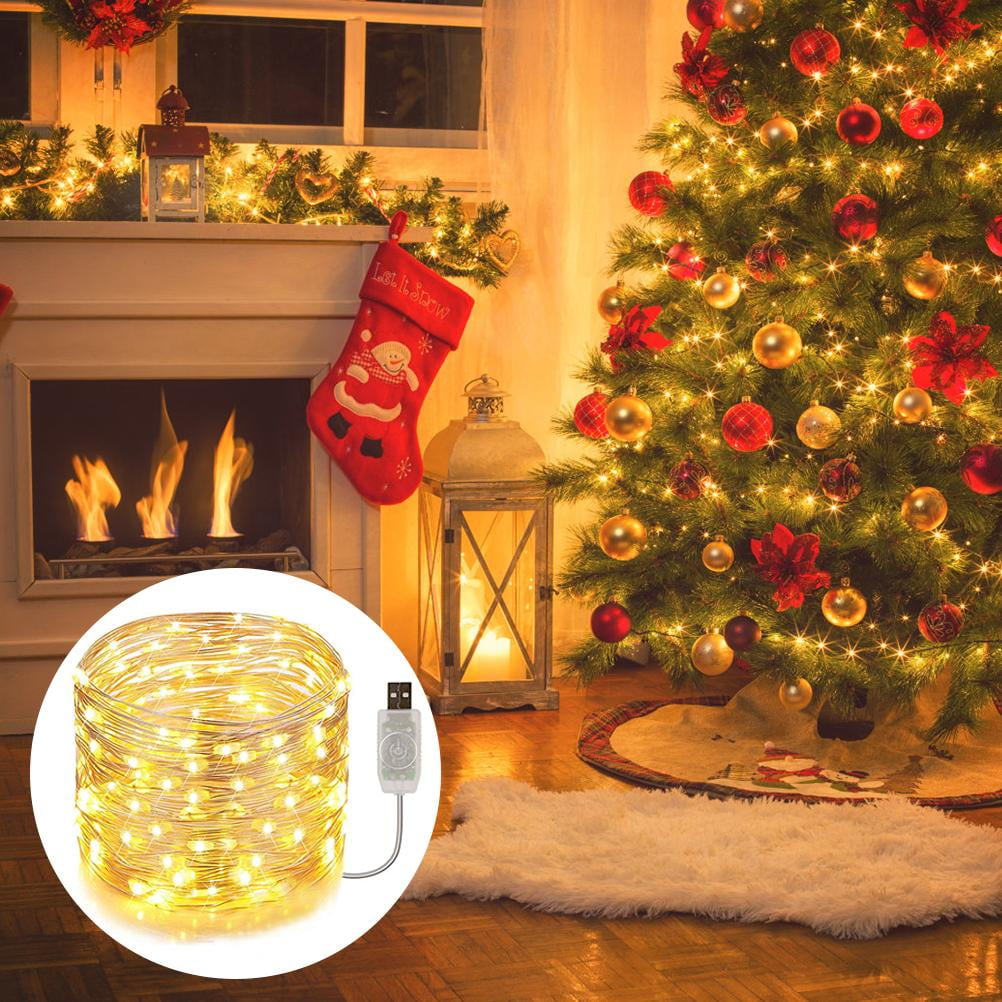 Destyer USB Christmas Fairy Lights Color Changing Copper Wire String