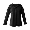thumbnail image 5 of GigrtiJin Oversized Sweatshirts for Women Loose Comfy Casual Long Sleeve Button Hooded Sweatshirt with Pocket, 5 of 6