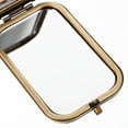 thumbnail image 3 of Supvox Vintage Embossed Metal Compact Mirror Foldable Round Design for Detailed Makeup, 3 of 8