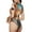 Cartoon Pattern Corgi, variant on Trendy Colorful Pineapples Womens One Piece Swimsuits Modest Tummy Control Bathing Suits Lace Up Slimming Swim Suit-Small