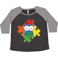 thumbnail image 3 of Inktastic Autism Awareness Puzzle Piece Owl Women's Plus Size T-Shirt, 3 of 5