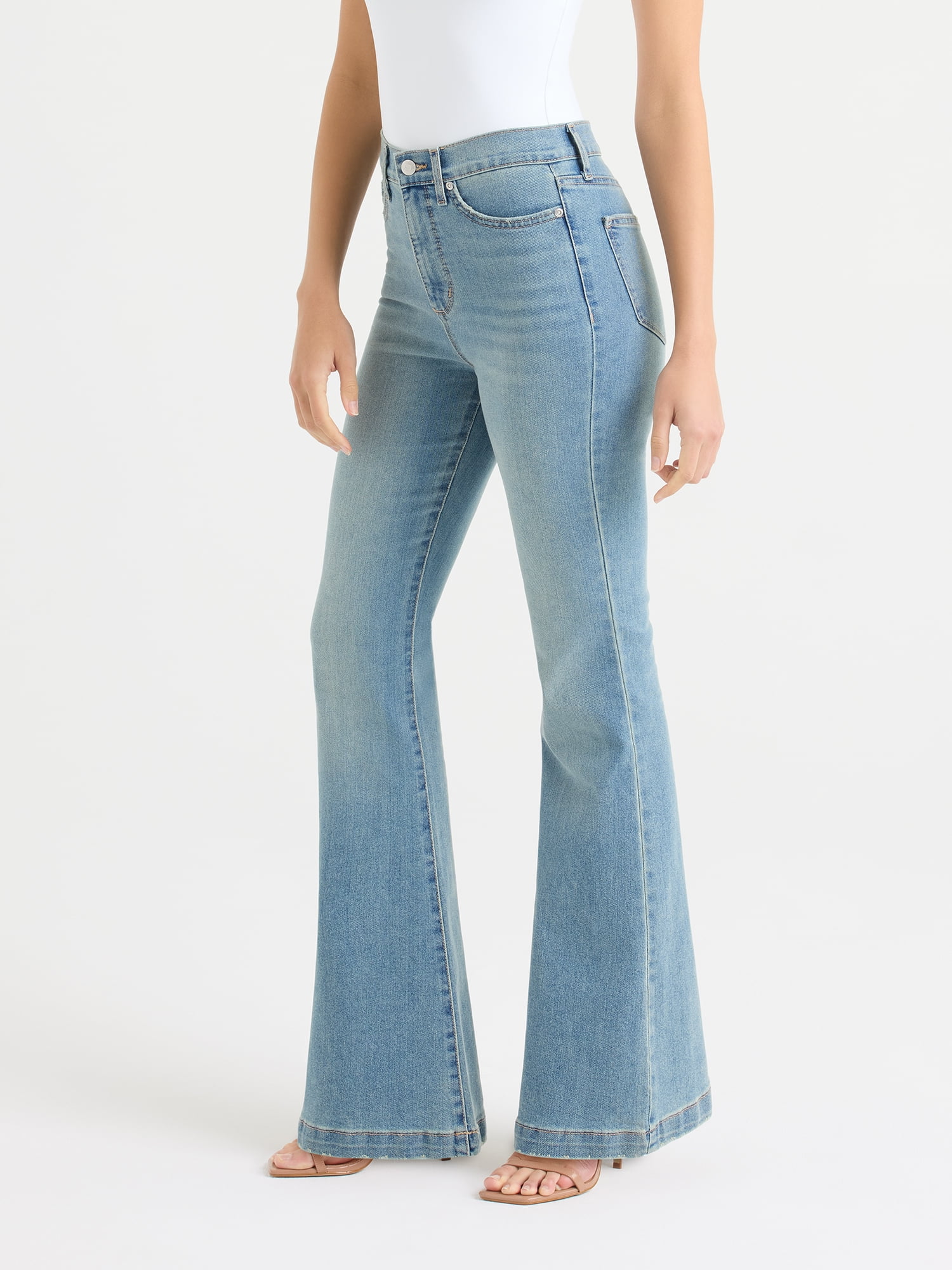 Sofia by Sofia Vergara Women's Melisa High Rise Flare Jeans, 30.5" Inseam, Sizes 0-20