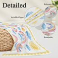 thumbnail image 3 of Rainbow Sunshine Body Pillow Cover 20 x 54 Inch Decorative Pillow Cover Rainy Cute Yellow Border Lumbar Pillowcase Seasonal Rectangle Cushion Case for Couch Sofa Bed Living Room, 3 of 9