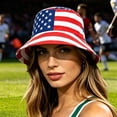 thumbnail image 6 of National Flag Print Bucket Hat for Fans Sports Team Merchandise Cap, 6 of 7