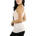 thumbnail image 4 of ToBeInStyle Womens Essential Ribbed Racerback Versatile Layering Cotton Blend Tank Top, 4 of 4