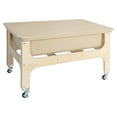 thumbnail image 5 of Wood Design Multipurpose Sand & Water Sensory Center with Clear 9" D Tub & Lid, Constructed from 100% Plywood, Activity Table for Kids, Classroom, 5 of 8