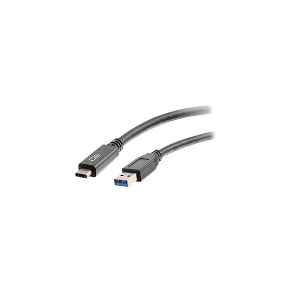 C2g 28833 10ft Usb 3.0 Usb-c To Usb-a Cable M/m - Black