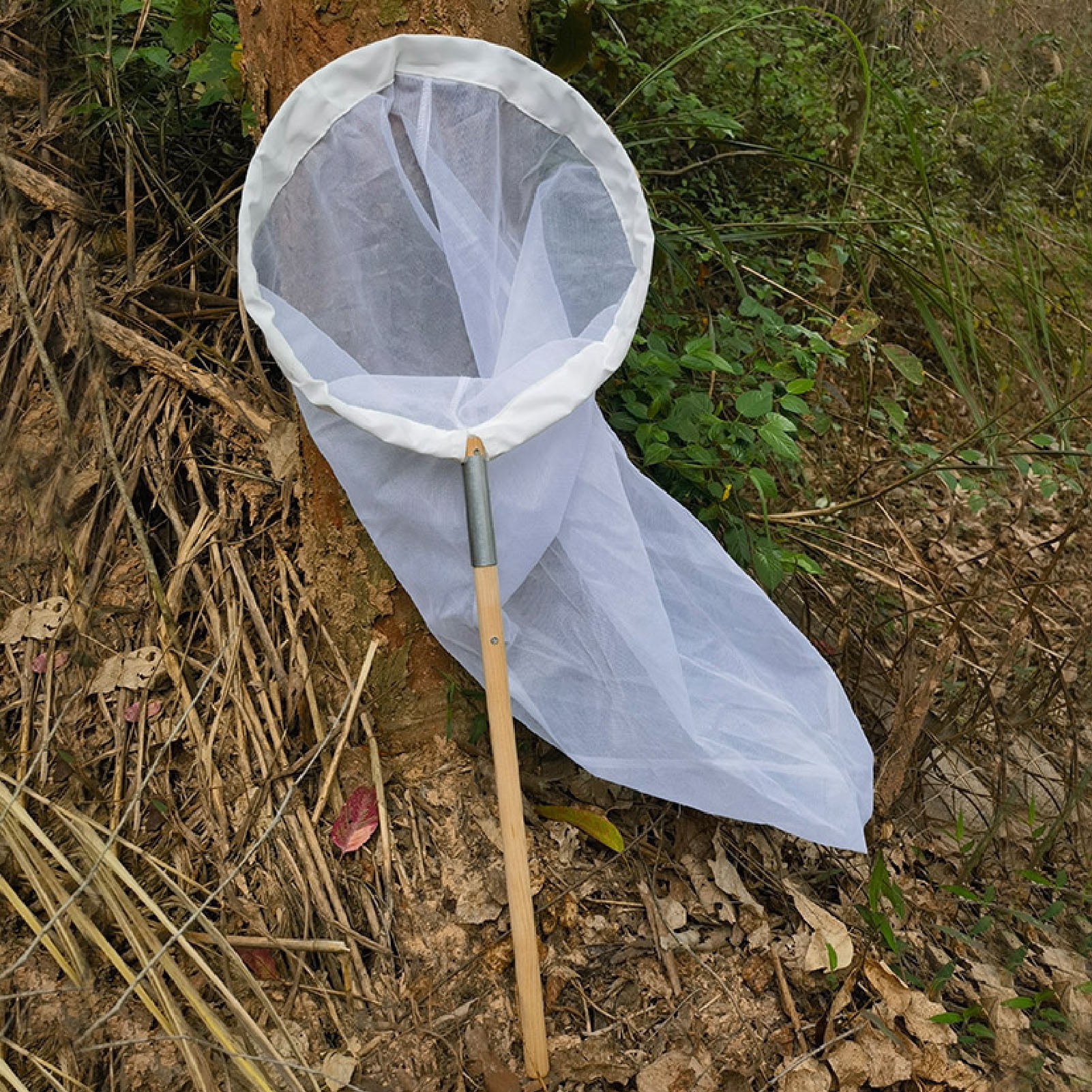 Outdoor Play Net For Bug Catching, Safe  Reliable Polyester Mesh With Long Handle, 12.2" Diameter