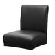thumbnail image 4 of Funda de comedor corta, elástica, extraíble y lavable, funda de asiento para hotel y comedor. Negro, 4 of 9