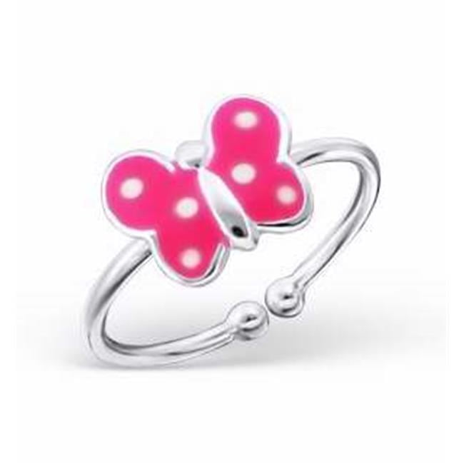 S Ring-Butterfly w//Epoxy Colour w//Epoxy-Style 925-