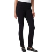 Gloria Vanderbilt Womens Amanda High Rise Pull On Straight Leg Jeans