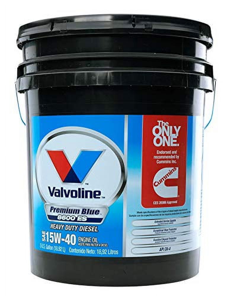 Valvoline Diesel Engine Oil, Heavy-Duty, 5 Gal, 15W-40 891005