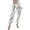White, variant on ABATAB Women's Sequin Sparkle Pants Elastic Waist Cinch Bottom Trousers Fashion Party Club Dance Pants Casual Clothes