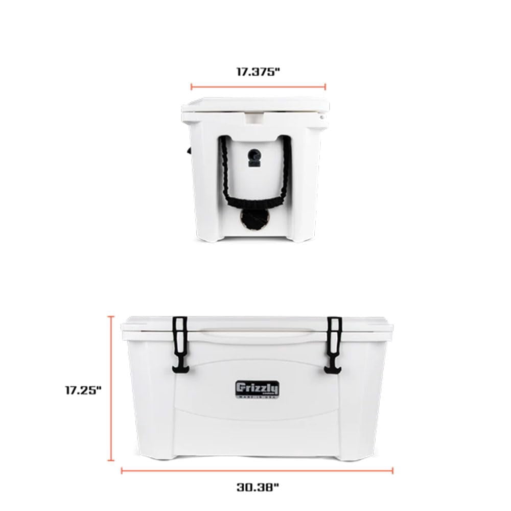 Grizzly Coolers Marine Chest Cooler,Hard Sided,60.0 qt. 4400018