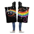thumbnail image 2 of ASHLEIGH Music Rainbow Hooded Blanket 50x60 inches Kids Girls Boys Toddler Blankets Throw Wrap, 2 of 2