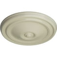 thumbnail image 3 of Ekena Millwork 12"OD x 1 3/4"P Reece Ceiling Medallion (Fits Canopies up to 2 3/8"), Hand-Painted Clear Yellow, 3 of 6
