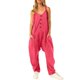 thumbnail image 1 of Mono Ajustado de Verano Gibobby Sin mangas con botones para mujer Rojo S, 1 of 4