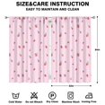 thumbnail image 2 of Nursery Curtains Boys Girls Kids Freshly Picked Strawberries Print Pattern Window Drapes for Living Bedroom Playroom Room Decor Rod Pocket 52x84 Inch 2 Panels, 2 of 2