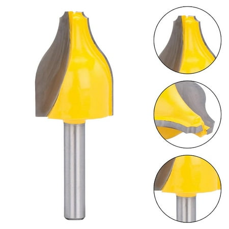 

Fule CNC Milling Cutter Concave Radius Router Bit Woodworking Tool 8mm Shank