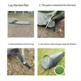 thumbnail image 2 of Urltra-Light Outdoor Equipment Wild Camping de Dormir Tienda de Campaña Individual Senderismo Camping Tienda de Campaña para Mochileros Impermeable,A, 2 of 10