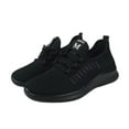 thumbnail image 4 of HONITANO Women's Leisure Mesh Sneakers, 1 Pair Black Breathable Anti- Shoes for Elderly, Moms, Comfortable and Lightweight, 4 of 8