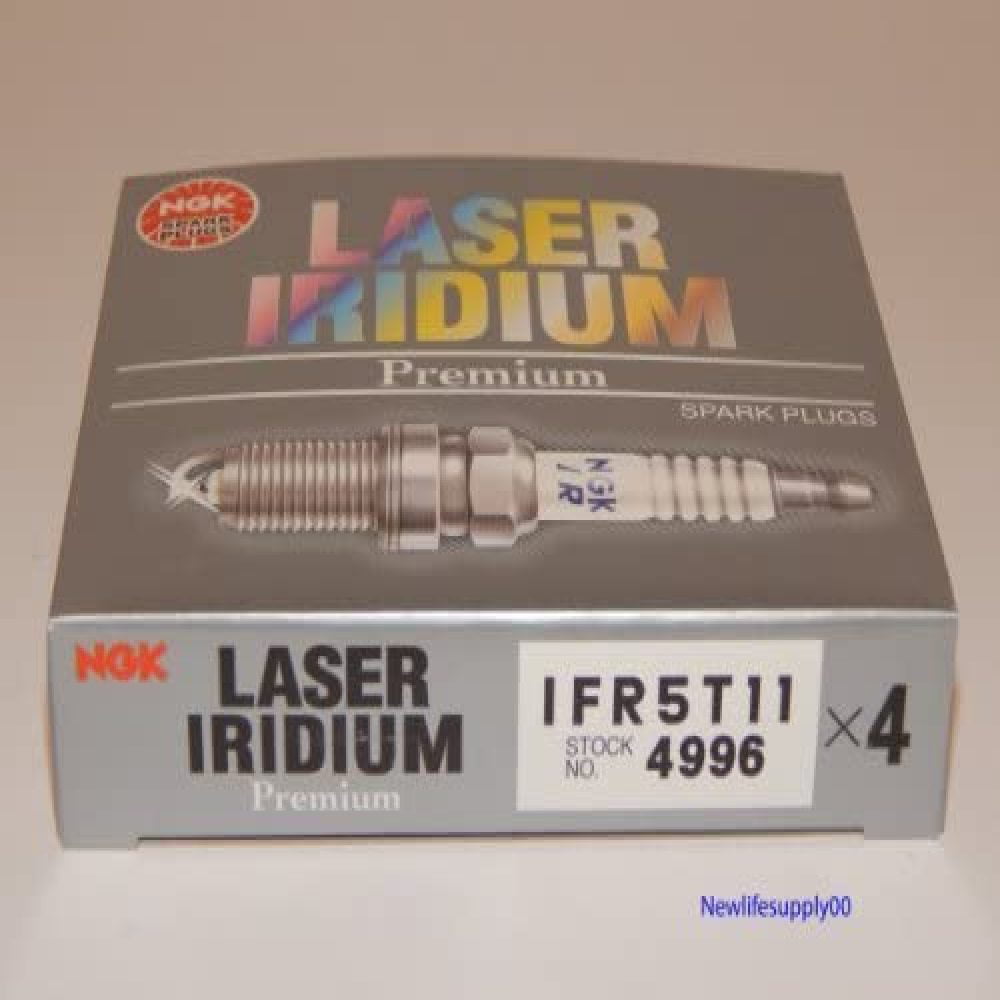 4 pcs NGK Laser Iridium Spark Plugs #4996 Premium OEM Set IFR5T11