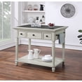 thumbnail image 2 of Nottingham Engineered Wood Kitchen Island in Antique White, 2 of 12