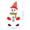 Lililumin Clearance Gothic Decor Christmas Snowman Refrigerator