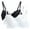 White, variant on WREESH 3 Pack Push-Up Bra Adaptive Bra Women Elegant Oversized Bra Super Gathered Lingerie Elegant Lace Bra Large Chest Small Size Adjustable Shoulder Straps Lace Adaptive Bra Underwear Beige