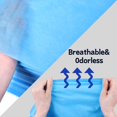 thumbnail image 4 of Sábanas desechables para mesa de masaje MRJ Blue, 100 unidades, impermeables, 4 of 6