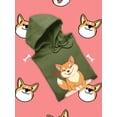 thumbnail image 3 of Cute Shiba In Box Hoodie Women -Image by Shutterstock, Female x-Large, 3 of 4