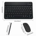 thumbnail image 5 of Bluetooth Keyboard And Mouse Combo Rechargeable Portable Wireless Keyboard Mouse, 5 of 6