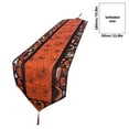 thumbnail image 3 of Vikakiooze Halloween Cobwebs Pumpkin And Linen Table Runner With Pendant Suitable For Long Tables Or Candlestick Decoration Size 70.8x12.9Inches, 3 of 6