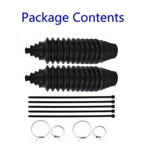 2 Set CV Boot Kit Silicone Rack And Pinion Steering Boot Pinion Boot Gaiter Kit For All Cars Gaiter Pinion Boots