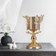 thumbnail image 4 of Candelero de hierro Colco Candelero de cristal elegante 12.5x12.5x24.5cm, 4 of 8