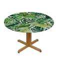 thumbnail image 3 of HAOXIT Yellow Washable Polyester Table Cloth Cover Farmhouse Decorative Table Cover for Dining Banquet 54-58, 3 of 8
