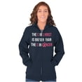 thumbnail image 3 of Christian Pink Ribbon Breast Cancer Zip Hoodie Sweatshirt Women Brisco Brands L, 3 of 6
