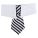 thumbnail image 1 of Corbata ajustable para perro y gato, ropa para perro y mascota, collar blanco, 1 of 5