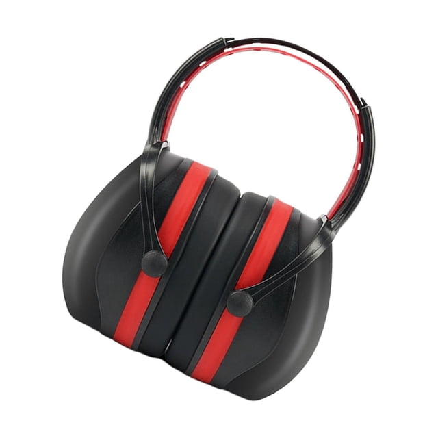 Transemion Lightweight Noise Cancelling Ear Muffs for Sleeping Portable and High-Performance Red thickness 4mm 1Set