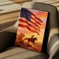 thumbnail image 7 of American Flag Canvas Wall Art, 4th of July Patriotic Canvas Print, Vintage Landscape Paintings for Modern Home Living Room Bedroom Office Decor, 7 of 7