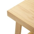 thumbnail image 3 of Plank+Beam Solid Wood Classic Rectangular Side Table, 25" Sofa Table for Living Room, End Table, 3 of 8