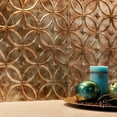 thumbnail image 2 of FASÄDE Rings Decorative Vinyl Backsplash Panel in Bermuda Bronze (6X6 Inch Sample), 2 of 6