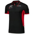 thumbnail image 2 of Men's  Black Haas F1 Team Fitted Quarter-Zip Polo, 2 of 3