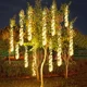 thumbnail image 5 of Guirnalda de luces LED 3 en 1 con forma de petardo navideño, 360 luces LED, lluvia de meteoritos, resistente al agua, cascada, carámbanos, 5 of 5