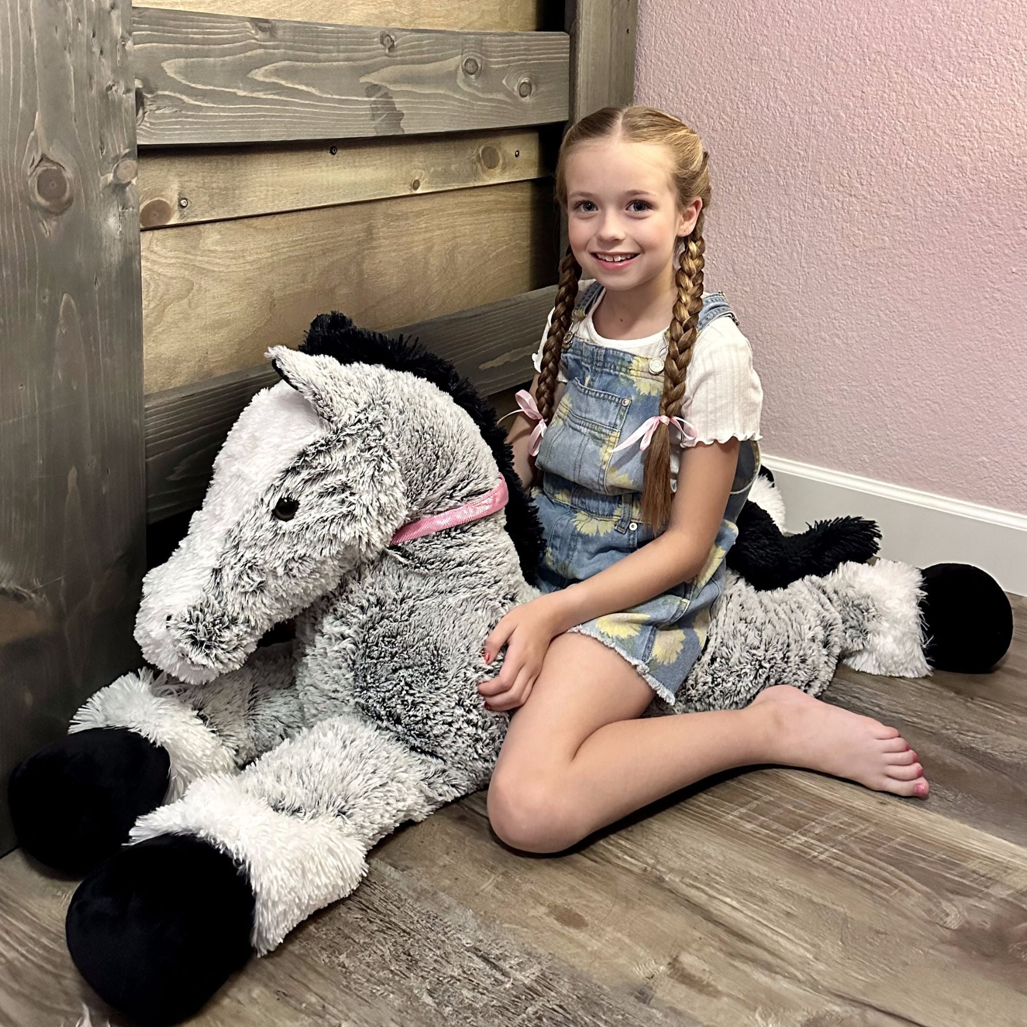MaoGoLan 47" Giant Horse Stuffed Animal Large Stuffed Horse Plush Toy